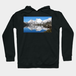 Cradle Mountain in Winter Digital Painting Hoodie